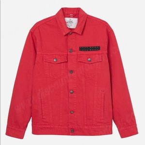 CHEAP MONDAY- RED DENIM JACKET